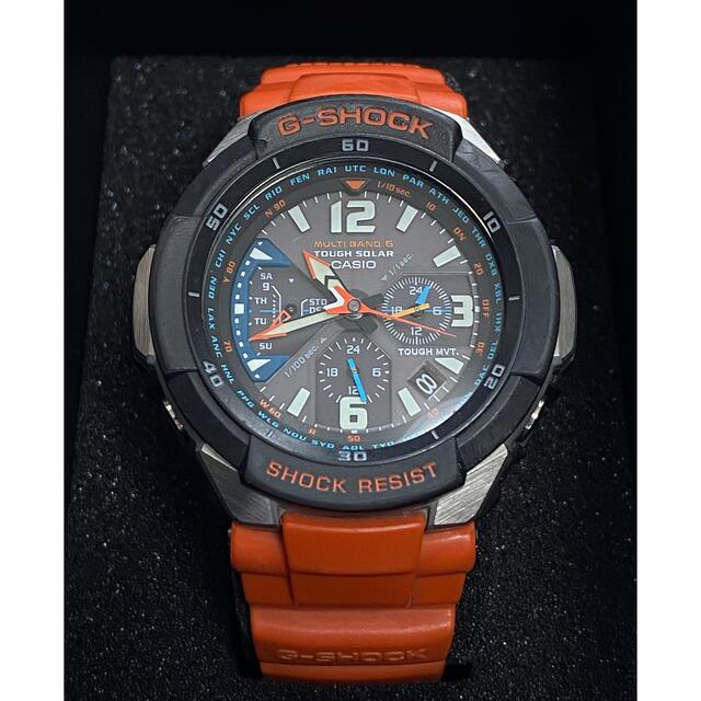 G-SHOCK/オレンジ/スカイコックピット/GW-3000/箱付/電波ソーラー tic