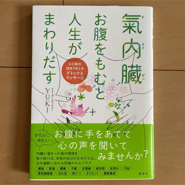 氣内臓　お腹をもむと人生がまわりだす 心と体の詰まりをとるデトックスマッサージ エンタメ/ホビーの本(健康/医学)の商品写真