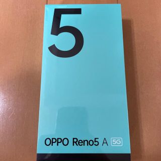 オッポ(OPPO)の【新品未開封】 OPPO Reno5 A eSIM アイスブルー ワイモバイル版(スマートフォン本体)