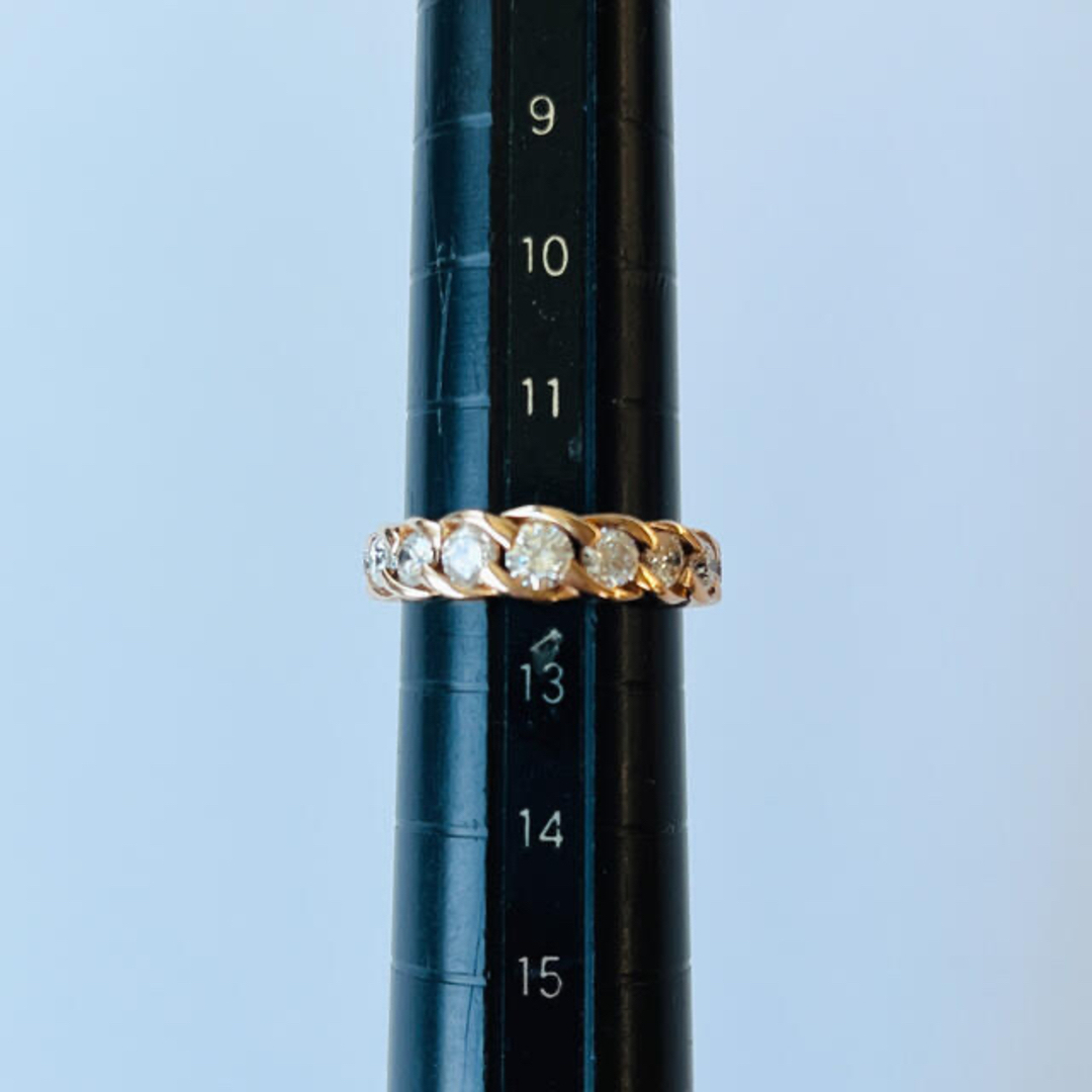 K18PG ダイヤモンドリング 1.00ct レディースのアクセサリー(リング(指輪))の商品写真