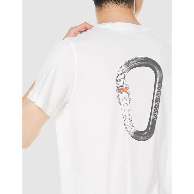 Mammut(マムート)のMAMMUT マムート 半袖Ｔシャツ スローパーTシャツ ホワイト メンズL新品 メンズのトップス(Tシャツ/カットソー(半袖/袖なし))の商品写真