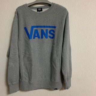 ヴァンズ(VANS)のVANS バンズ　トレーナー　グレー　M  スウェット　記名あり(Tシャツ/カットソー(七分/長袖))