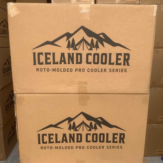 黒白　New ICELANDCOOLER アイスランドクーラーボックス 60QT