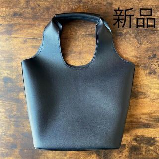 シマムラ(しまむら)の【新品】しまむら　ハンドバッグ　ブラック(ハンドバッグ)