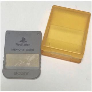 プランテーション(Plantation)のプレイステーション1 メモリーカード　グレー　SONY ソニー(その他)