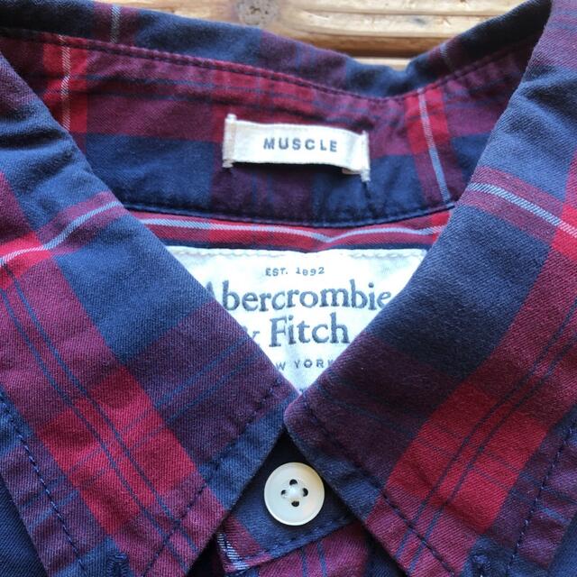 Abercrombie&Fitch(アバクロンビーアンドフィッチ)のアバクロンビー＆フィッチ   長袖シャツ(Lサイズ) メンズのトップス(シャツ)の商品写真