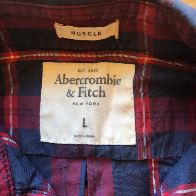 Abercrombie&Fitch(アバクロンビーアンドフィッチ)のアバクロンビー＆フィッチ   長袖シャツ(Lサイズ) メンズのトップス(シャツ)の商品写真