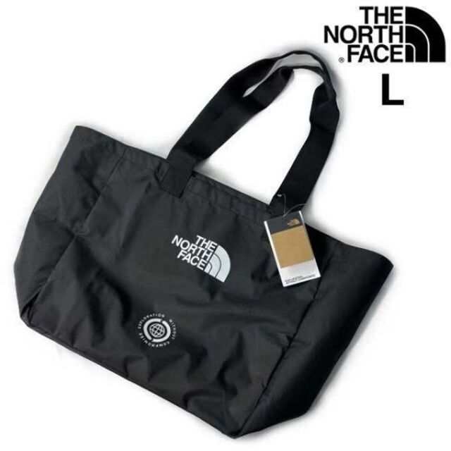 THE NORTH FACE(ザノースフェイス)のノースフェイス トートバッグ エコバッグ US限定 耐久性(L)黒 180626 メンズのバッグ(トートバッグ)の商品写真