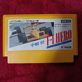 FC【中嶋 悟 F-1 HERO】(家庭用ゲームソフト)