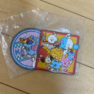 ビーティーイシビル(BT21)のbt21 ラバーコースター　２枚セット(アイドルグッズ)