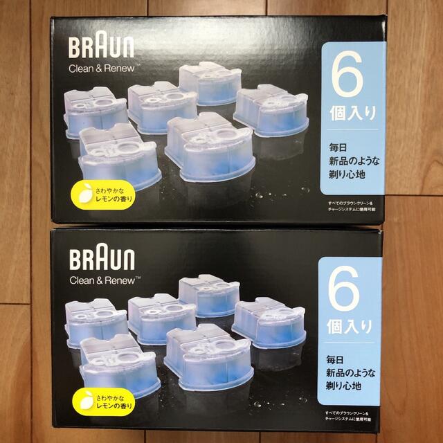 BRAUN(ブラウン)の【まとめ買い】ブラウン アルコール洗浄液(6個入) CCR6 CR ２箱 コスメ/美容のシェービング(その他)の商品写真