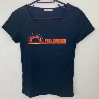 エルプラネット(ELLE PLANETE)のエルプラネット　Tシャツ　ブラック(Tシャツ(半袖/袖なし))