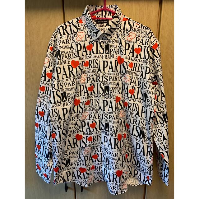 極美品□20SS BALENCIAGA/バレンシアガ 612964 マガジン プリント 総柄 モックネック 半袖Tシャツ/カットソー マルチカラー M 正規品