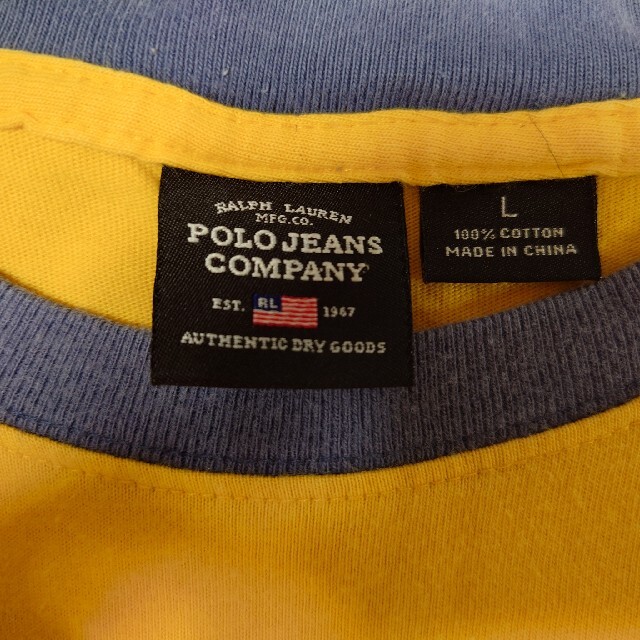 90s POLO JEANS リンガーTシャツ  ポロジーンズ 6