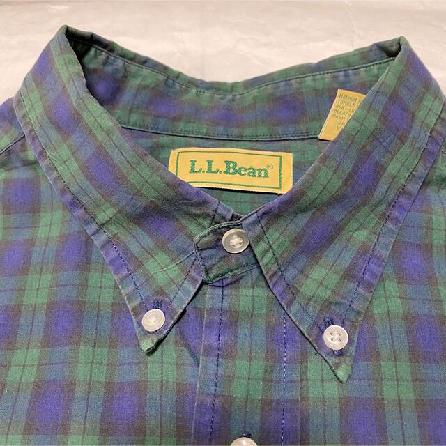 L.L.Bean(エルエルビーン)の90s 古着 エルエルビーン シャツ タータンチェック XL ビッグシルエット メンズのトップス(シャツ)の商品写真