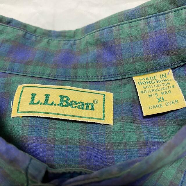 L.L.Bean(エルエルビーン)の90s 古着 エルエルビーン シャツ タータンチェック XL ビッグシルエット メンズのトップス(シャツ)の商品写真
