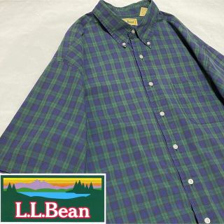 エルエルビーン(L.L.Bean)の90s 古着 エルエルビーン シャツ タータンチェック XL ビッグシルエット(シャツ)