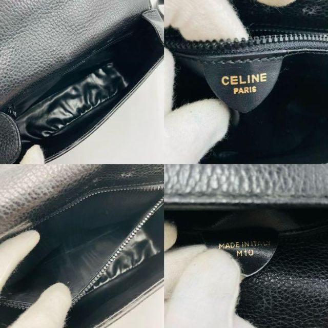 ✨美品✨ オールドセリーヌ サークルロゴ ショルダーバッグ レザー