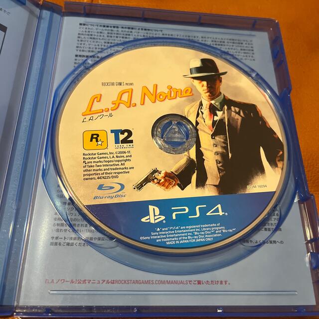 PlayStation4(プレイステーション4)のL.A.ノワール PS4 エンタメ/ホビーのゲームソフト/ゲーム機本体(家庭用ゲームソフト)の商品写真