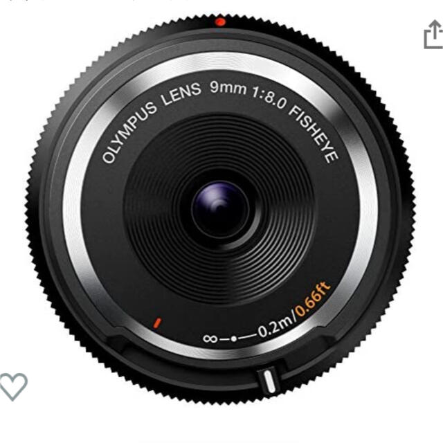 OLYMPUS(オリンパス)のOLYMPUS 9mm f8 フィッシュアイ ボディキャップレンズ スマホ/家電/カメラのカメラ(レンズ(単焦点))の商品写真