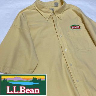 エルエルビーン(L.L.Bean)の90s 古着 エルエルビーン シャツ ワッペン 刺繍 ビッグシルエット ゆるだぼ(シャツ)