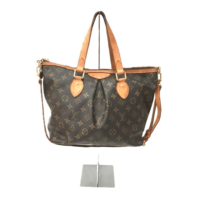 △△LOUIS VUITTON ルイヴィトン モノグラム パレルモPM ハンドバッグ 2WAY M40145 ブラウン