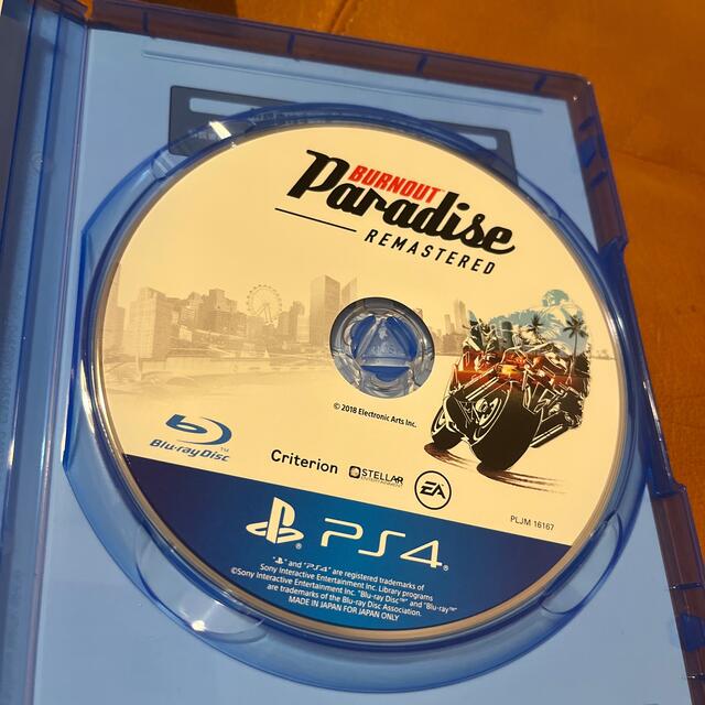 PlayStation4(プレイステーション4)のBurnout Paradise Remastered PS4 エンタメ/ホビーのゲームソフト/ゲーム機本体(家庭用ゲームソフト)の商品写真