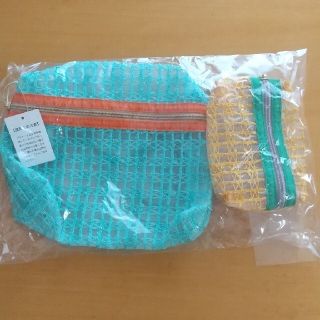 フェリシモ(FELISSIMO)の値下げ　フェリシモ　すけすけポーチ　2個セット　新品(ポーチ)