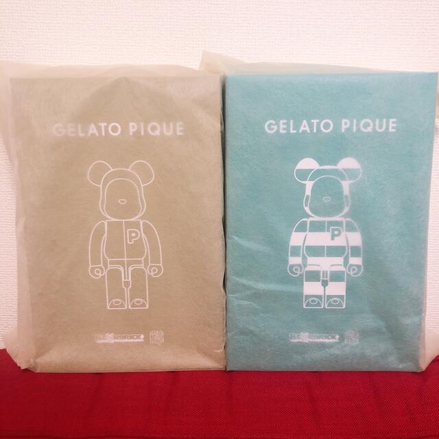 BE@RBRICK(ベアブリック)のGELATO PIQUE♡BE@RBRICK♡ベアブリック♡2体セット エンタメ/ホビーのおもちゃ/ぬいぐるみ(キャラクターグッズ)の商品写真