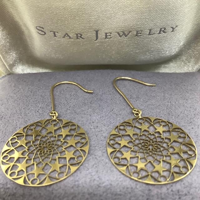 STAR JEWELRY(スタージュエリー)のK10スタージュエリー STARRY  OPENWORK ピアス レディースのアクセサリー(ピアス)の商品写真