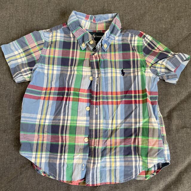 Ralph Lauren(ラルフローレン)のラルフローレン　半袖シャツ90 難あり‼️ キッズ/ベビー/マタニティのキッズ服男の子用(90cm~)(Tシャツ/カットソー)の商品写真