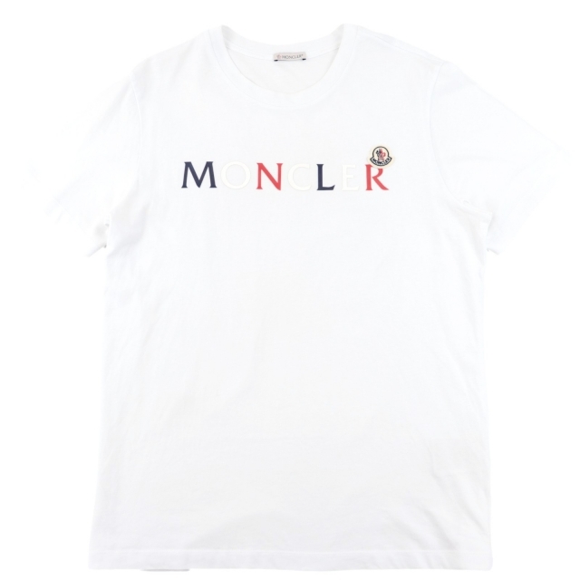 美品 MONCLER モンクレール 白T-