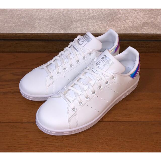 adidas - 美品 adidas オリジナルス スタンスミス 24cm 銀 シルバー