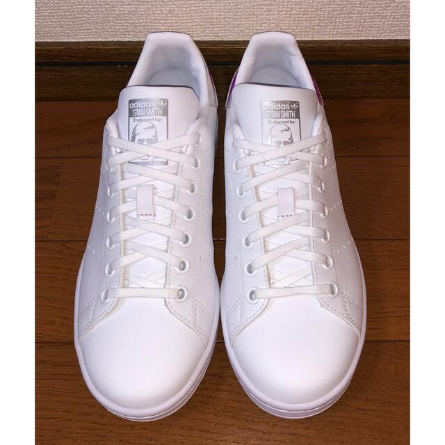 adidas - 美品 adidas オリジナルス スタンスミス 24cm 銀 シルバー ...