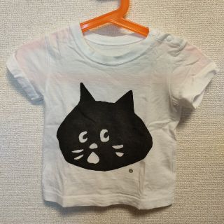 ネネット(Ne-net)のにゃー 白Tシャツ（Sサイズ 80−90cm）(Ｔシャツ)