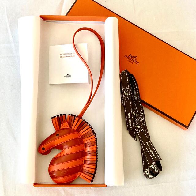 新品 ★ HERMES エルメス ジージーサバンナ チャーム