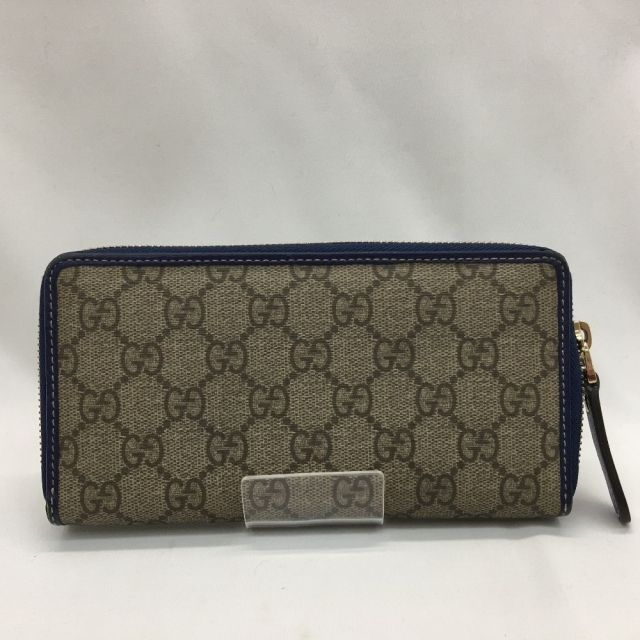 Gucci - ▽▽GUCCI グッチ ユニセックス 長財布 ラウンドファスナー GG