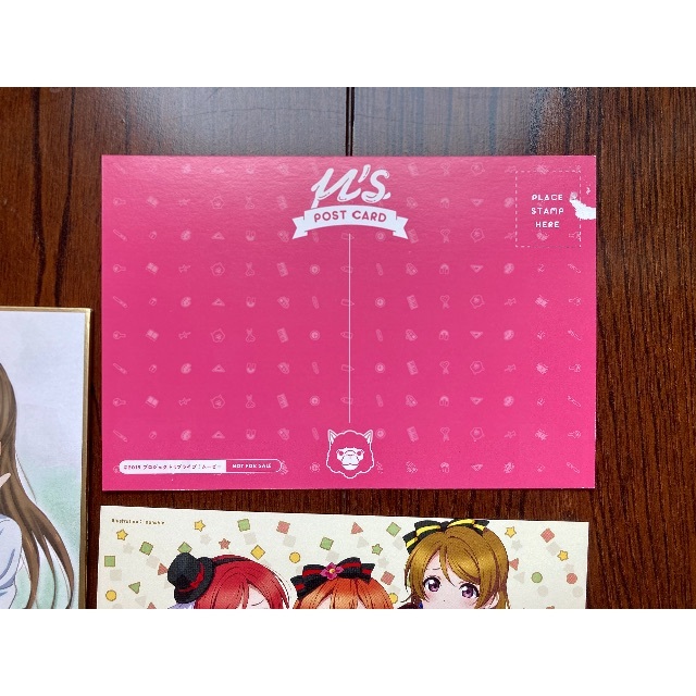 ラブライブ 入場特典 色紙 ポスカ エンタメ/ホビーのアニメグッズ(カード)の商品写真