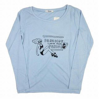 トゥララ(TRALALA)のトゥララ リズリサ ロゴ プリント カシュクール Tシャツ 長袖 ストレッチ(Tシャツ(長袖/七分))