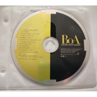 【ハードケースなし】CD BoA「LISTEN TO MY HEART」(ポップス/ロック(邦楽))