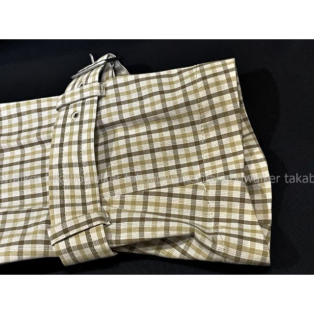 SANYO - SANYO COAT サンヨーコート チェック トレンチコート(38)の SANYO - SANYO COAT サンヨーコート チェック トレンチコート(38)の