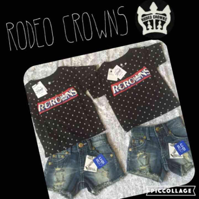 RODEO CROWNS(ロデオクラウンズ)のロデオ キッズ ダメージショートパンツ お揃いコーデ キッズ/ベビー/マタニティのキッズ服女の子用(90cm~)(パンツ/スパッツ)の商品写真