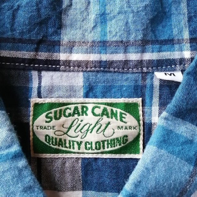 Sugar Cane(シュガーケーン)のSUGARCANE light★半袖チェックワークシャツ★美USED メンズのトップス(シャツ)の商品写真