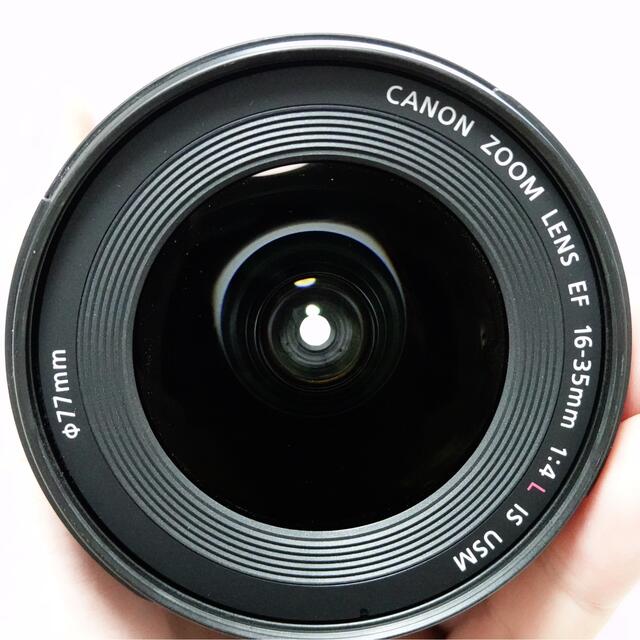 Canon(キヤノン)のLのワイドズーム【Canon EF16-35mm F4L IS USM】 スマホ/家電/カメラのカメラ(レンズ(ズーム))の商品写真