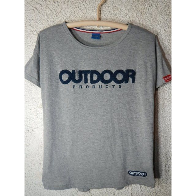 OUTDOOR PRODUCTS(アウトドアプロダクツ)の7905　アウトドア　プロダクツ　レディース　半袖　tシャツ　ロゴ　デザイン レディースのトップス(Tシャツ(半袖/袖なし))の商品写真