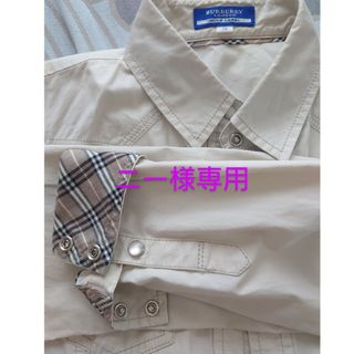 バーバリーブルーレーベル(BURBERRY BLUE LABEL)のバーバリーブルーレーベル　シャツ　ベージュ(シャツ/ブラウス(長袖/七分))