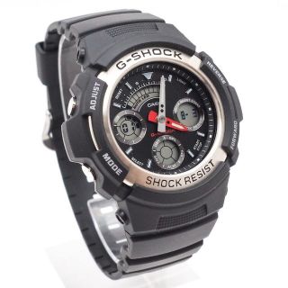 ジーショック(G-SHOCK)のウワン様専用-SHOCK 腕時計 ブラック 20気圧防水 アナデジ ライト(腕時計(デジタル))