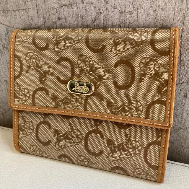 CELINE セリーヌ ヴィンテージ Cマーク 馬車金具 折り財布 ベージュ | フリマアプリ ラクマ CELINE セリーヌ ヴィンテージ Cマーク 馬車金具 折り財布 ベージュ | フリマアプリ ラクマ
