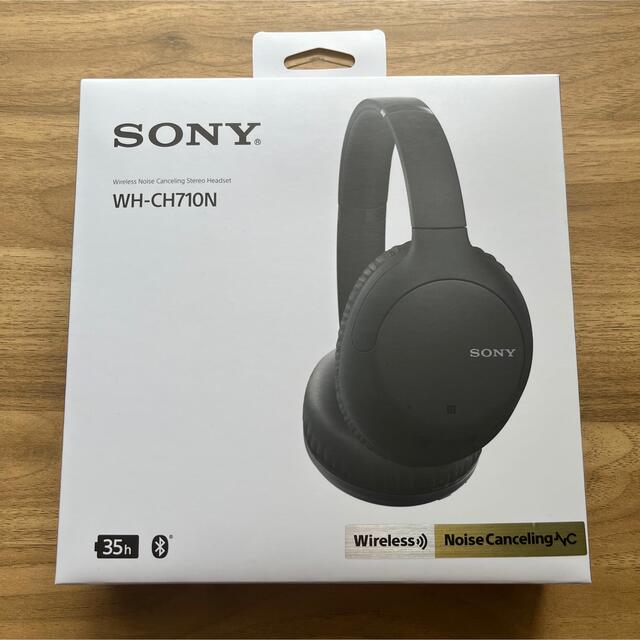 SONY(ソニー)のSONY WH-CH710N（B）ブラック スマホ/家電/カメラのオーディオ機器(ヘッドフォン/イヤフォン)の商品写真