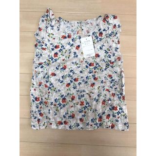 ニシマツヤ(西松屋)の【新品】値下げしました　花柄ノースリーブ(Tシャツ/カットソー)